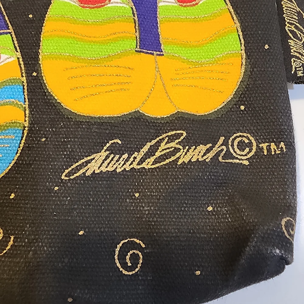 Laurel Burch Vibrant Cat  Pouch